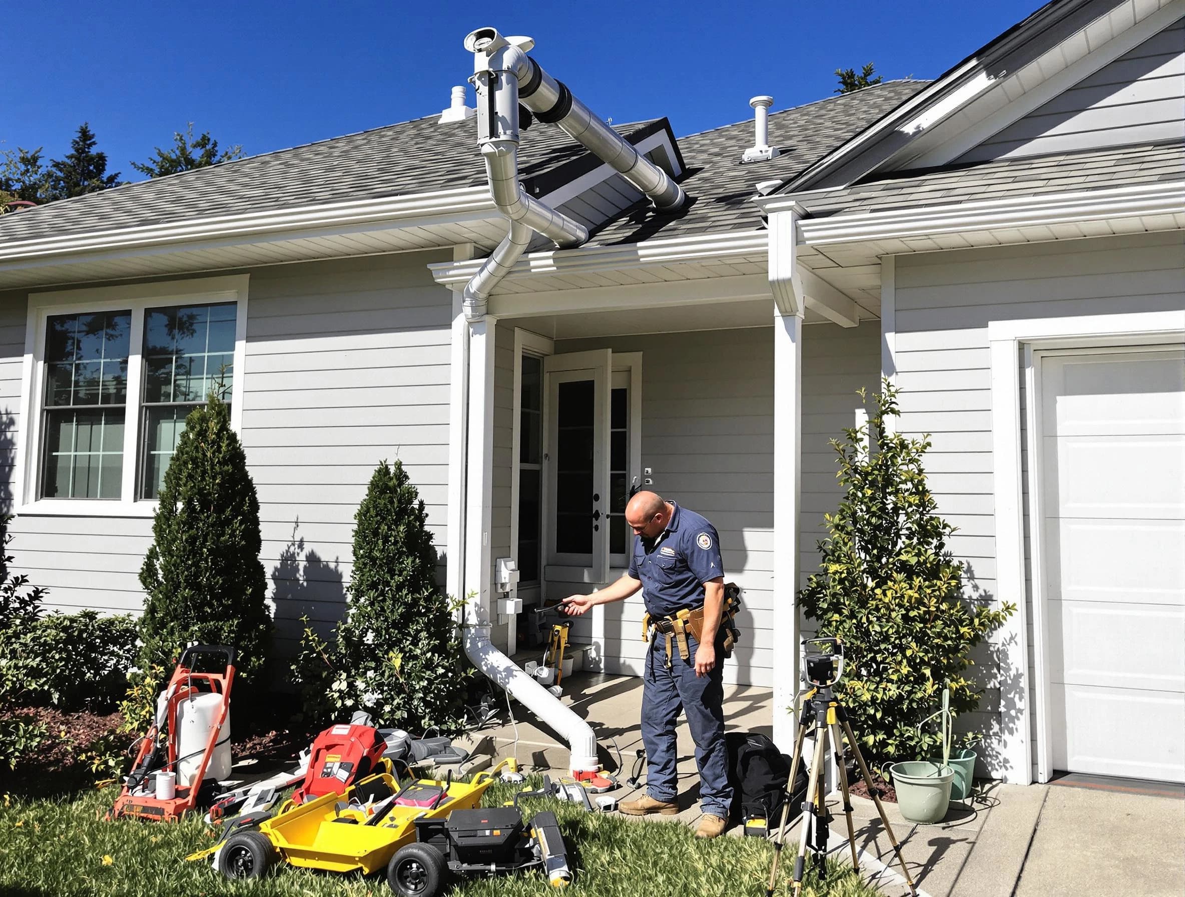 Downspout Repair in Fairview Park